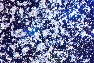 Fine sand with quartz parts photographed in the studio