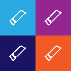 hacksaw premium quality icon. Elements of constraction icon. Signs and symbols collection icon for websites, web design, mobile app