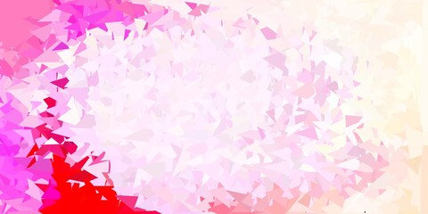 Light pink vector geometric polygonal wallpaper.