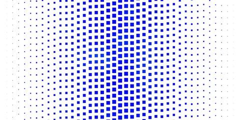 Light BLUE vector backdrop with rectangles. Colorful illustration with gradient rectangles and squares. Pattern for websites, landing pages.