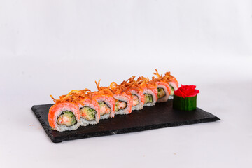 Sushi rolls japanese cuisine restaurant menu food