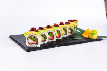 food dish sushi cocktails menu fish rolls 