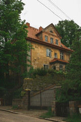 Obraz premium old houses in the old town