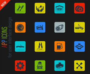 Auto Service Icons
