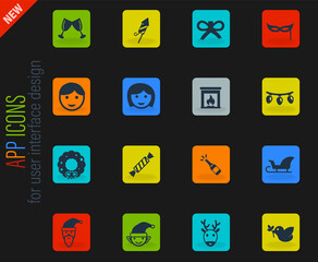 Christmas simply icons