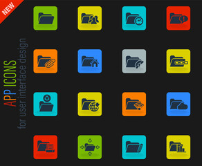 folder icon set