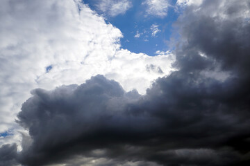Stormclouds in a landscape