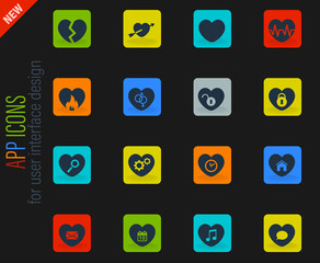 Heart simply icons