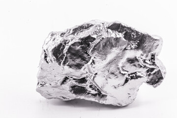 O tantalum or tantalum. Chemical element used in industry, used in metal alloys. - obrazy, fototapety, plakaty