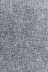 Close up of linen fabric. Top view. 