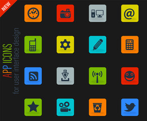 social media icon set