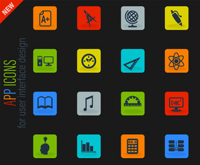 education icon set
