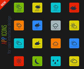 Weather simply icons