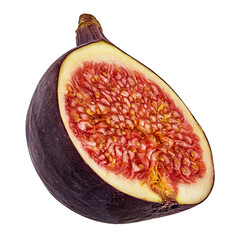Fig isolated on white background