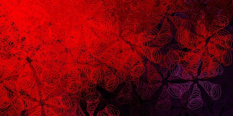 Dark pink, red vector texture with disks.