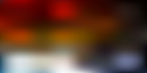 Light blue, yellow vector abstract blur layout.