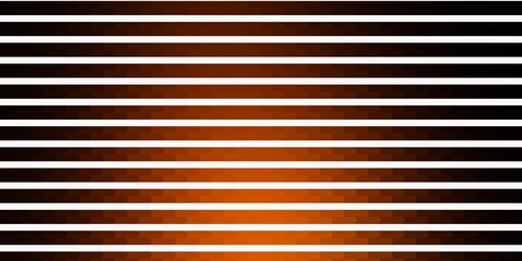 Obraz premium Dark Orange vector pattern with lines. Gradient illustration with straight lines in abstract style. Best design for your posters, banners.
