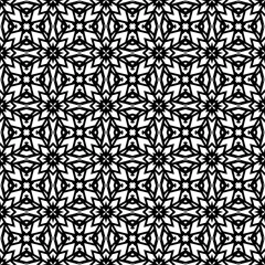 Foto op Canvas Abstract background texture in geometric ornamental style. Seamless design. © Ddd