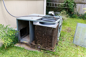 Air Conditioner system with dirty coils that need to be cleaned