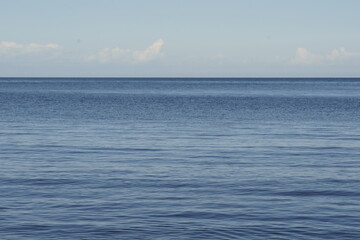 Fototapeta premium View of horizon with calm blue sea