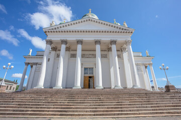 Fototapeta premium Helsinki, Uusimaa, Finland. 2020, Cathedral of St. Nicholas