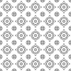 Seamless geometric ornamental vector pattern. Abstract background