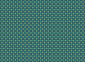 Seamless pattern with Geometric motifs in 4 colors