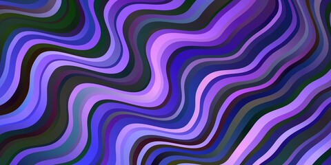 Dark Purple vector texture with curves.