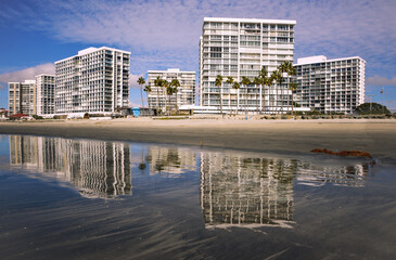 waterfront apartments reflection