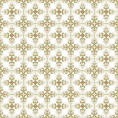 Geometric ornamental vector pattern. Seamless design.
