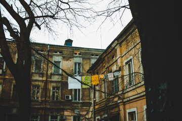 construction site in the city