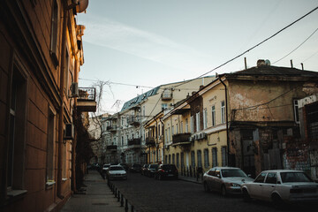 construction site in the city