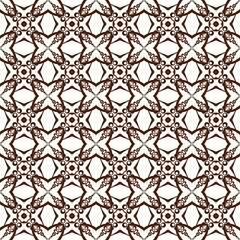 Geometric ornamental vector pattern. Seamless design.