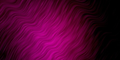 Fototapeta premium Dark Pink vector background with bows. Gradient illustration in simple style with bows. Best design for your ad, poster, banner.