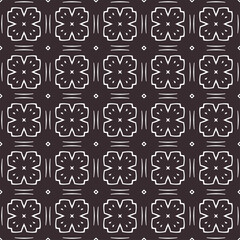 Geometric ornamental vector pattern. Seamless design.