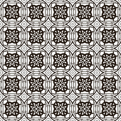 Geometric ornamental vector pattern. Seamless design.