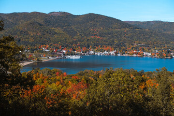 Lake george village from the other side