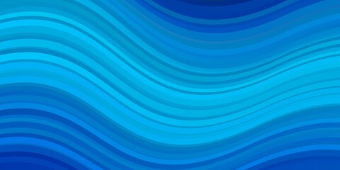 Light BLUE vector background with bows. Abstract illustration with gradient bows. Pattern for websites, landing pages.