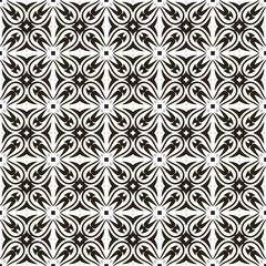Foto op Canvas Seamless vector pattern. Background pattern in geometric ornamental style. © Ddd