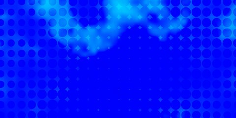 Light BLUE vector background with circles. Abstract illustration with colorful spots in nature style. Design for posters, banners.