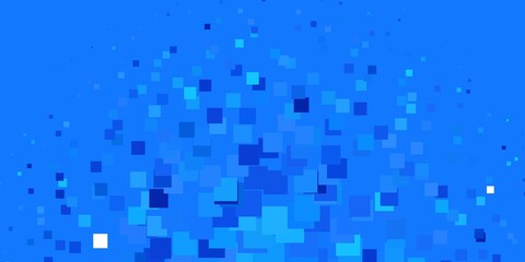 Light BLUE vector backdrop with rectangles. Abstract gradient illustration with rectangles. Pattern for commercials, ads.