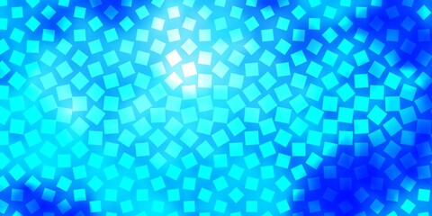 Light BLUE vector background in polygonal style. Rectangles with colorful gradient on abstract background. Pattern for websites, landing pages.