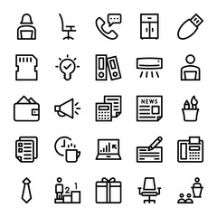 School, Education, Stationery, Office Vector Icons 8