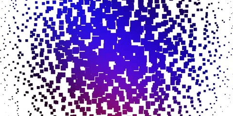 Light Blue, Red vector pattern in square style. Colorful illustration with gradient rectangles and squares. Modern template for your landing page.