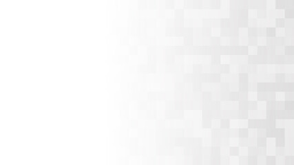 Abstract background of small squares in gray colors with horizontal gradient