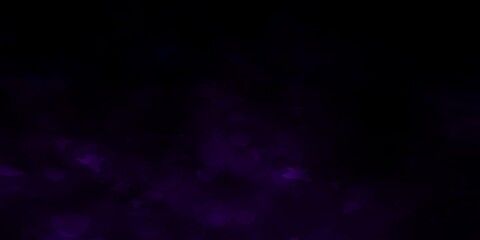 Dark Purple vector background with circles, stars. Glitter abstract illustration with colorful drops, stars. Pattern for trendy fabric, wallpapers.