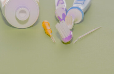 Toothbrushes and flossing picks