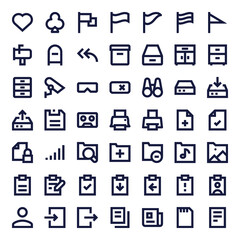 Line Essential Icons 30