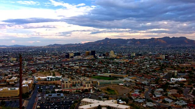 El Paso Texas downtown time lapse
