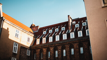 Obraz premium old houses in gdansk